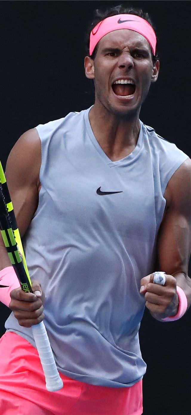 PHOTOS VIDEO 2018 Australian Open R2 Rafael Nadal ... iPhone X wallpaper 