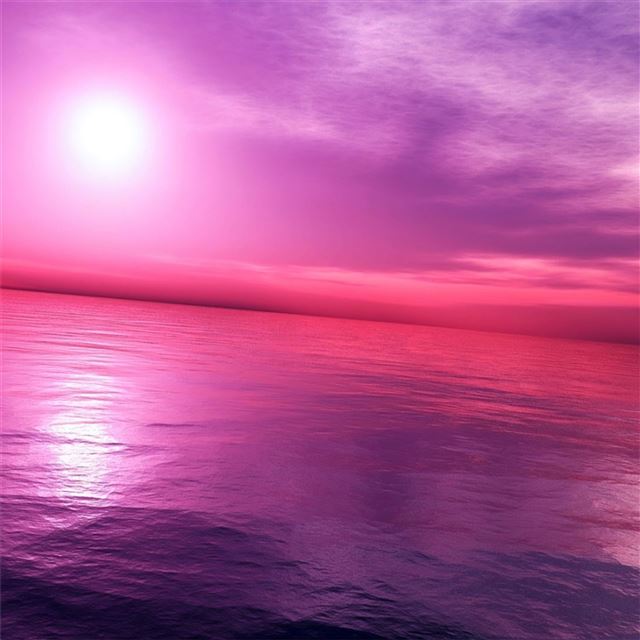 pink purple sky 4k iPad Air wallpaper 