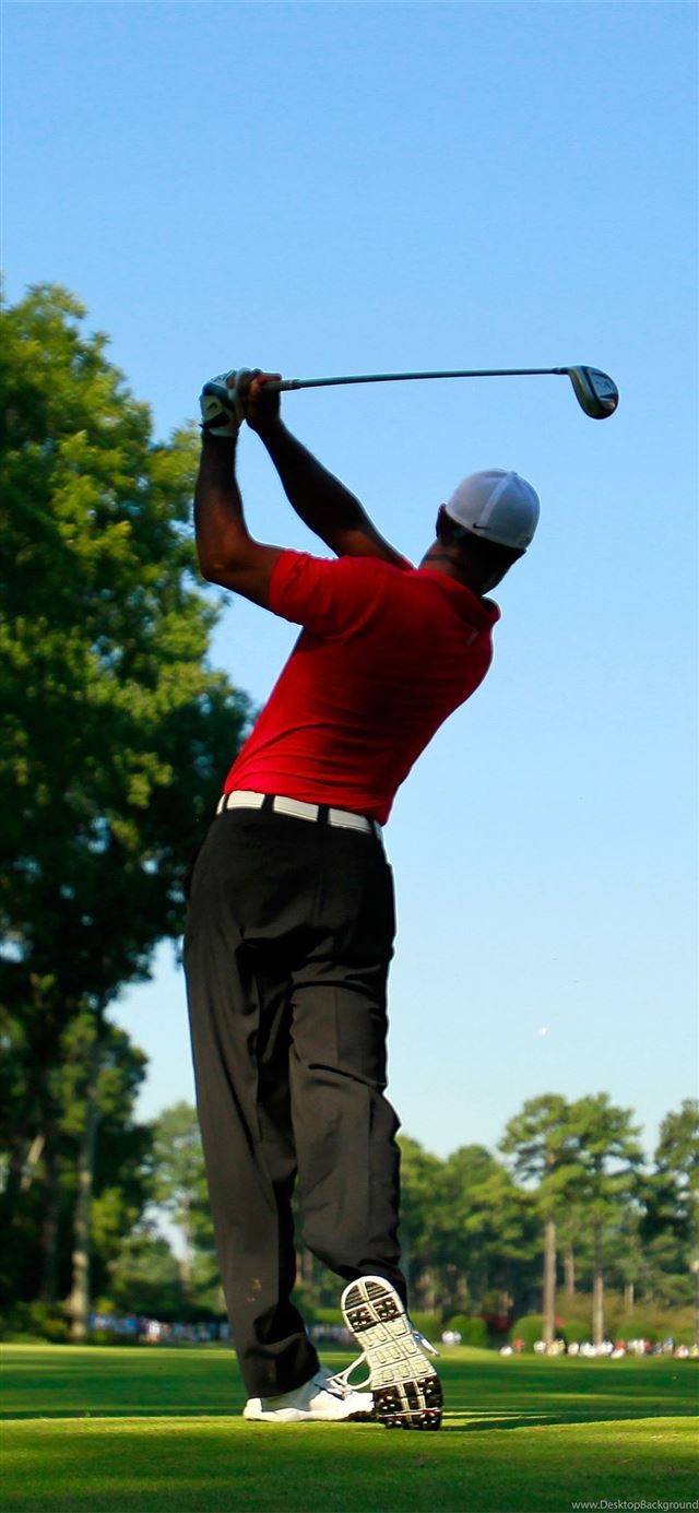 px Tiger Woods Swing Golf Desktop Background iPhone X wallpaper 