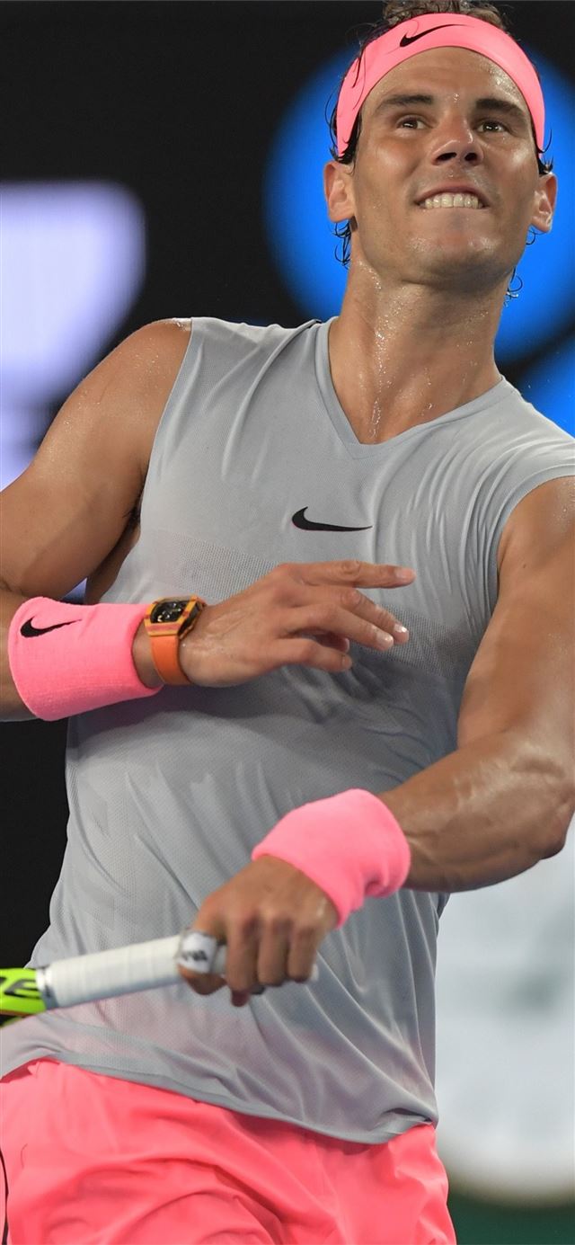 Rafael Nadal beats Damir Dzumhur in the Australian... iPhone X wallpaper 
