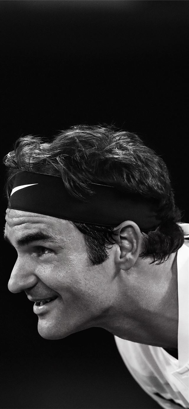 Roger Federer 5k Roger Federer 20 Grand Slam Poste... iPhone X wallpaper 