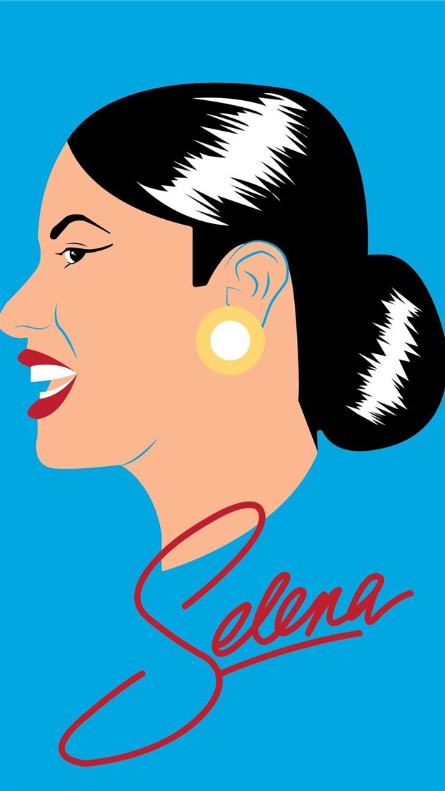Selena Portrait Poster iPhone 8 wallpaper 