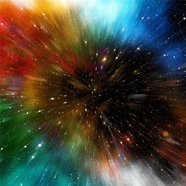 stars motion colorful abstract 4k iPad Air wallpaper 