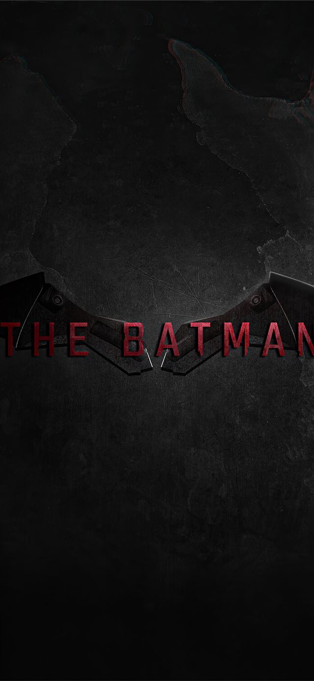 the batman movie logo 4k iPhone 11 wallpaper 