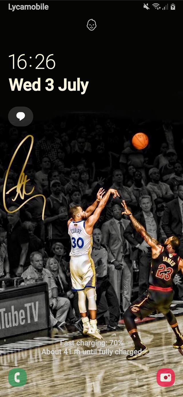 What yall think about my lockscreen warriors iPhone 11 wallpaper 