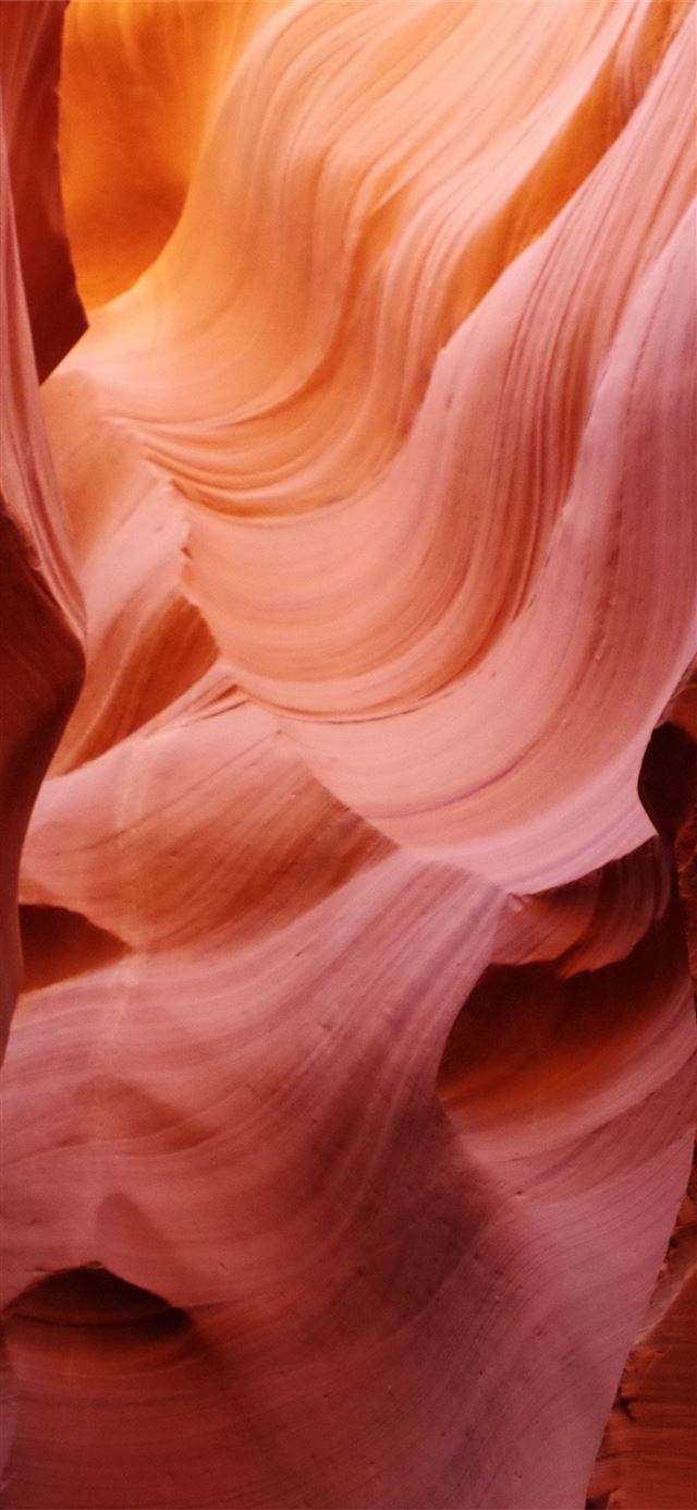 antelope canyon nature rocks slot iPhone 11 wallpaper 