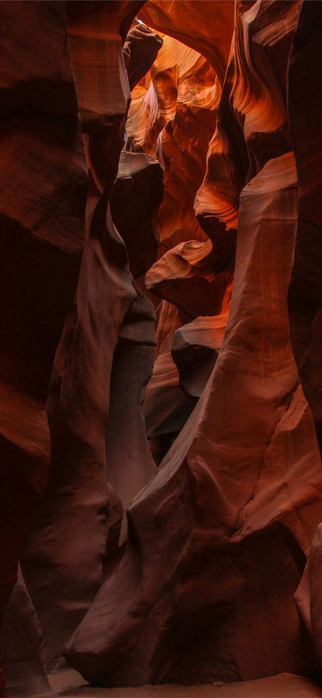 antelope canyon rocks nature iPhone 11 wallpaper 