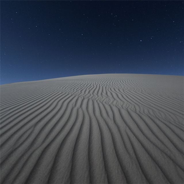 dark desert night 5k iPad Pro wallpaper 