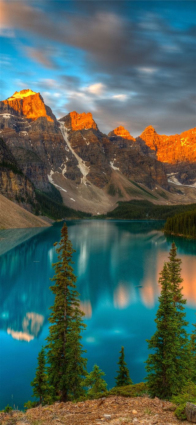 Earth Moraine Lake ID 703155 Mobile Abyss iPhone X wallpaper 