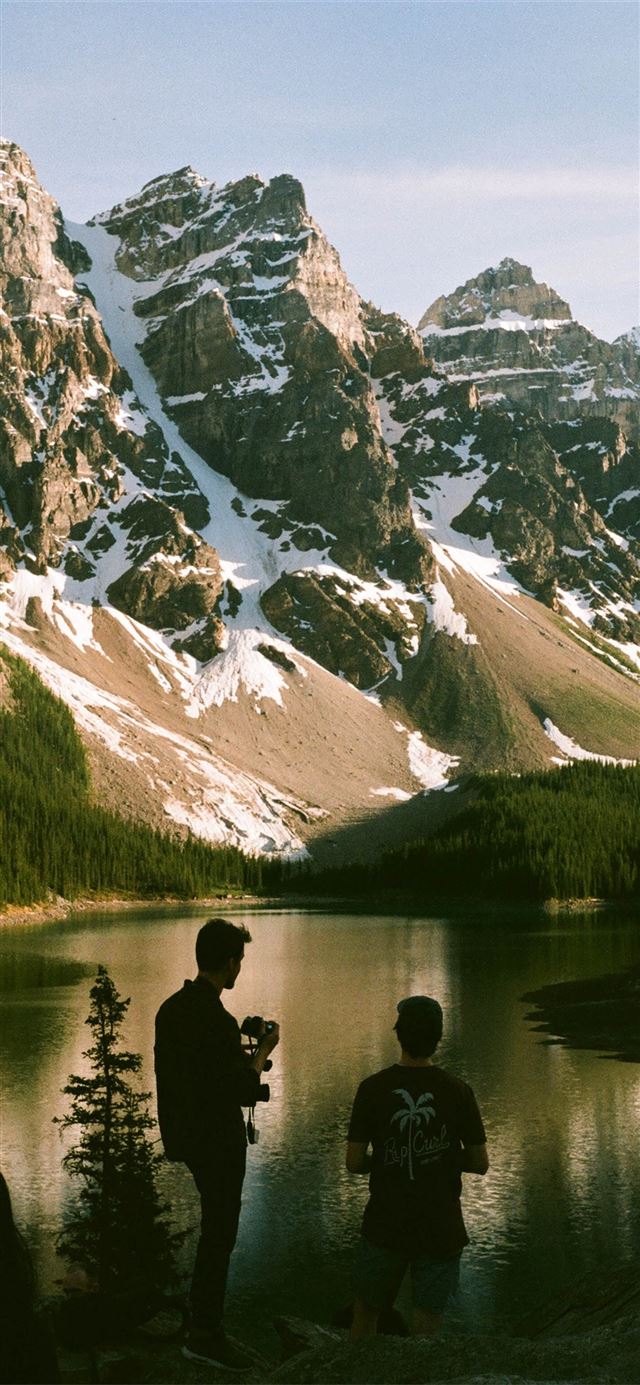 filmisnotdead pentax film and moraine lake hd and ... iPhone X wallpaper 