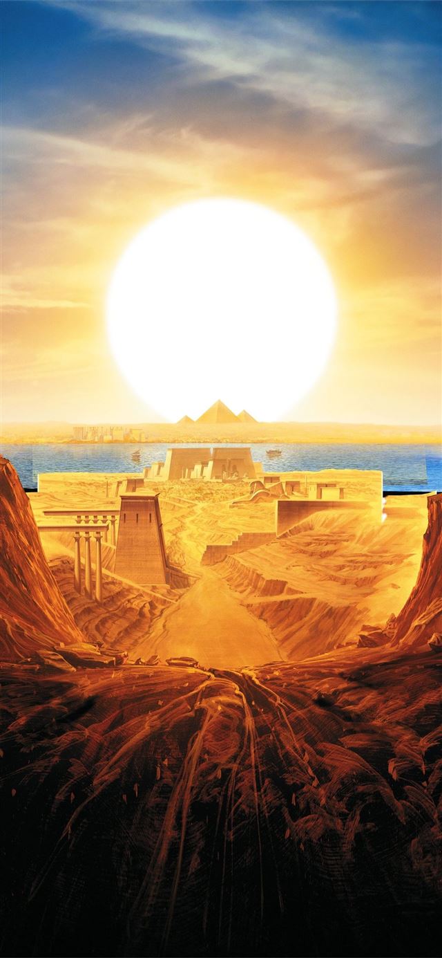 Great Pyramid of Giza iPhone X wallpaper 