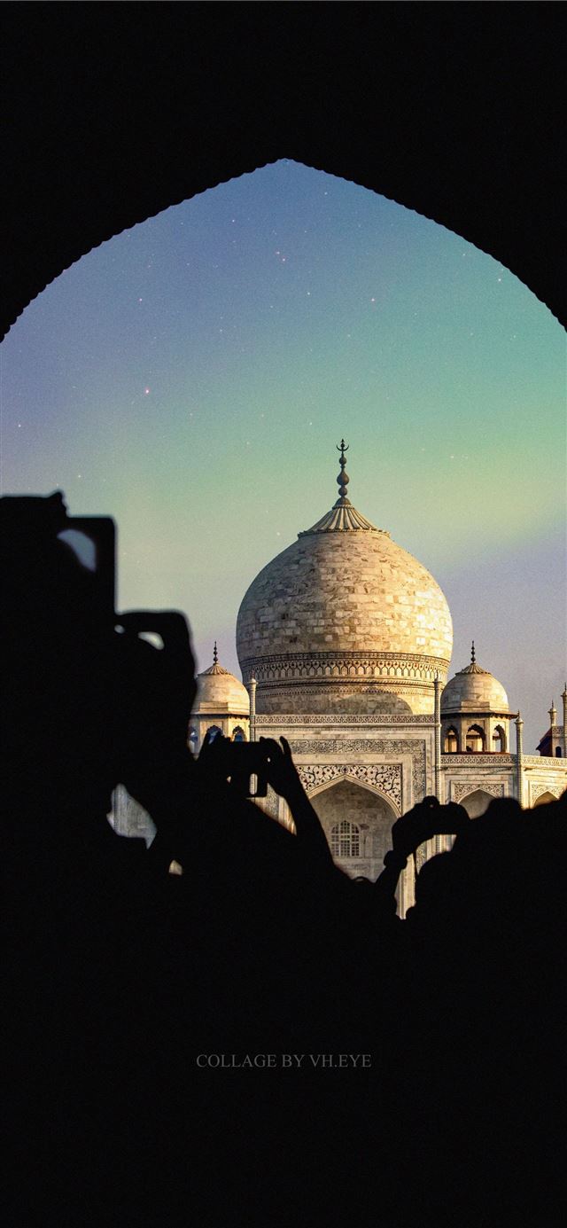 India Taj Mahal Beautiful things don't ask for att... iPhone X wallpaper 