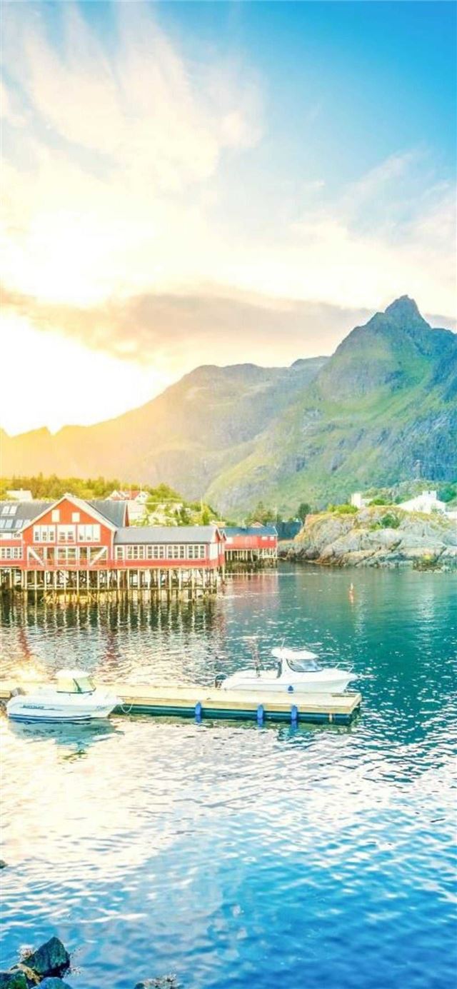 Lofoten Norway Lake HD  iPhone X wallpaper 