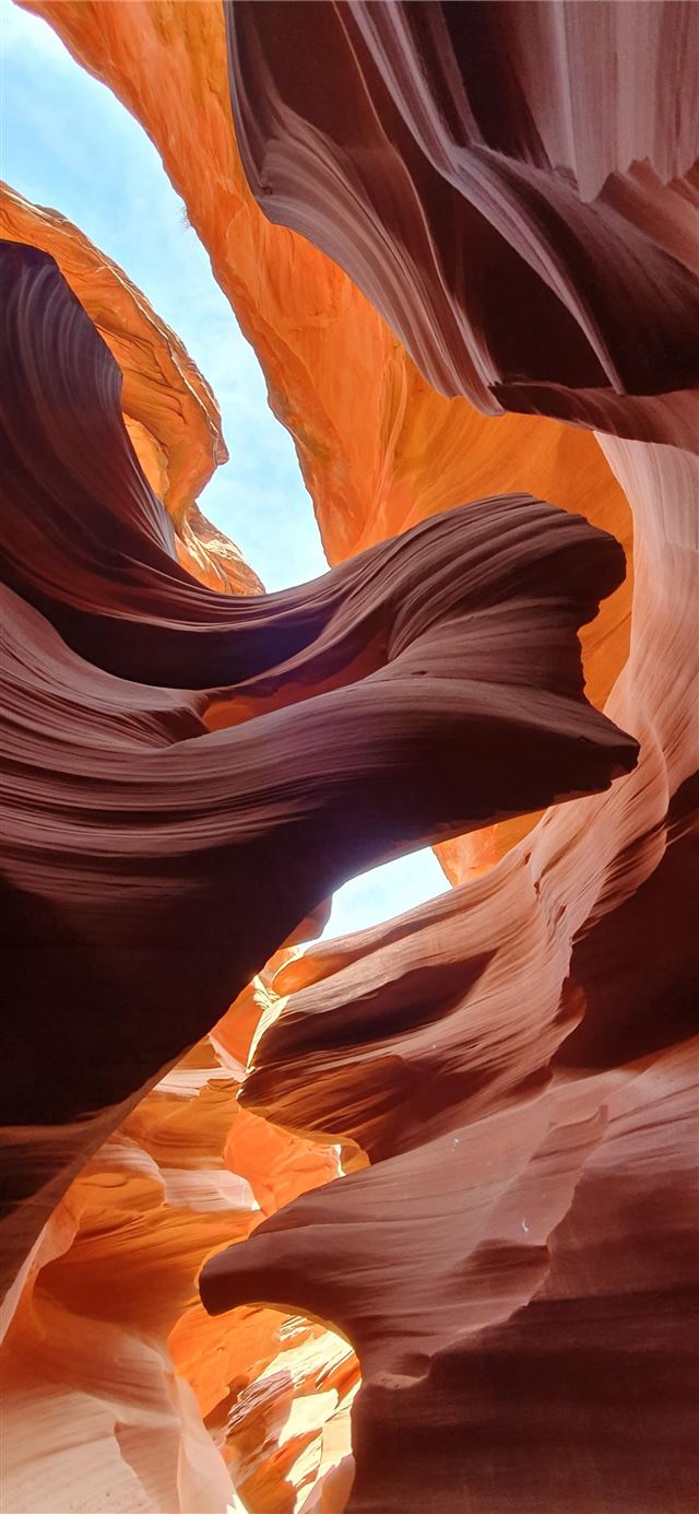 Lower Antelope Canyon AZ 4608 x 2184 Nature Landsc... iPhone 11 wallpaper 
