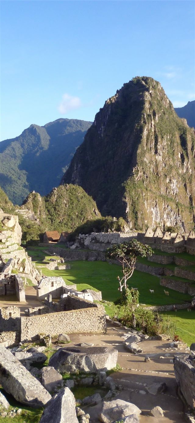 Machu Picchu Peru Mountain Monuments iPhone 11 wallpaper 
