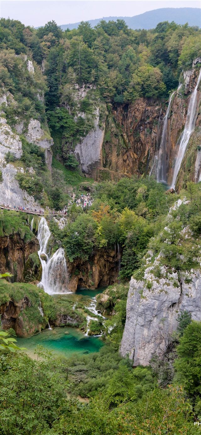 Plitvice Lakes National Park The Most Beautiful fe... iPhone 11 wallpaper 