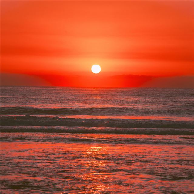 sunrise in australia ocean 5k iPad Air wallpaper 