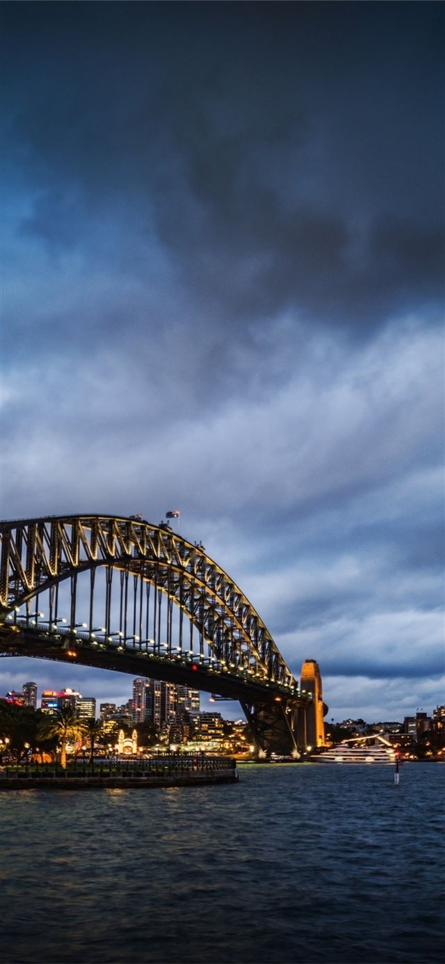 sydney australia sydney harbour bridge Samsung Gal... iPhone X wallpaper 