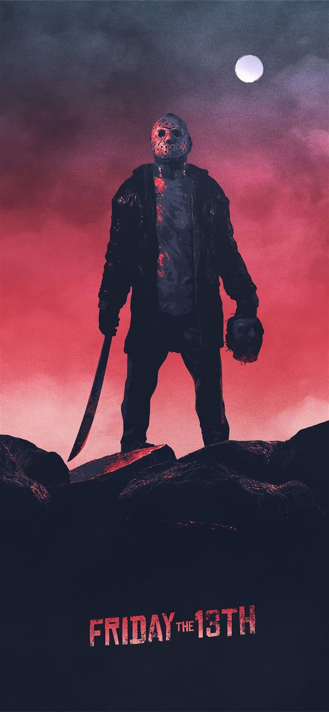 the friday 13th iPhone X wallpaper 
