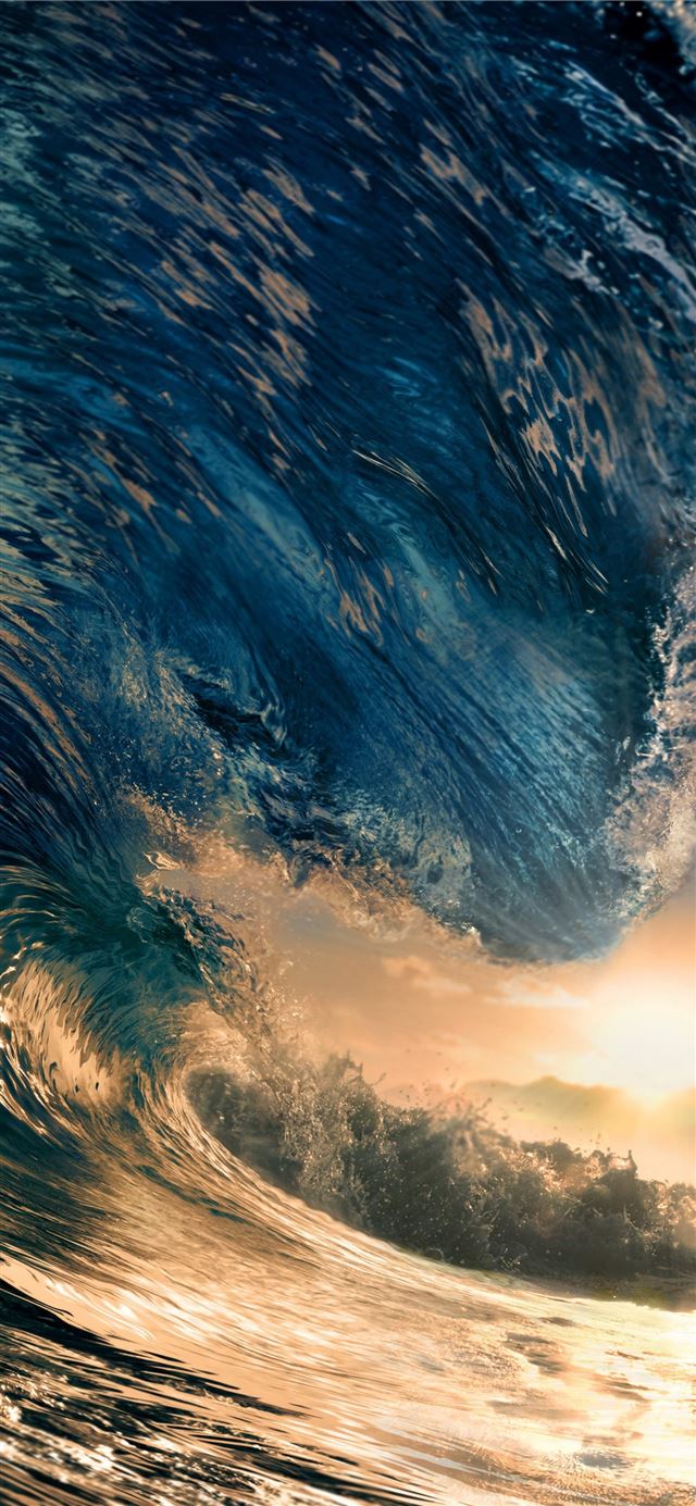 The Wave iPhone X wallpaper 