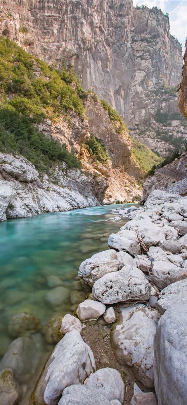 Verdon Gorge iPhone X wallpaper 