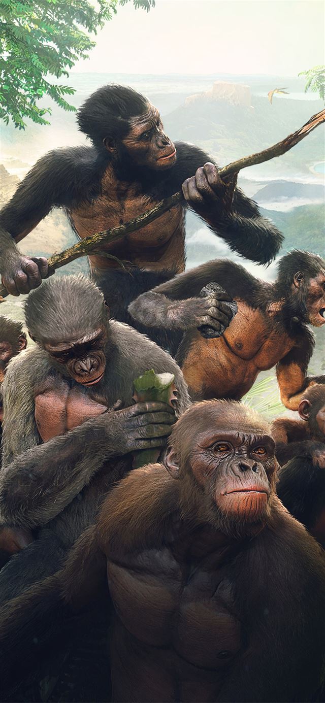 ancestors the humankind odyssey 4k iPhone X wallpaper 