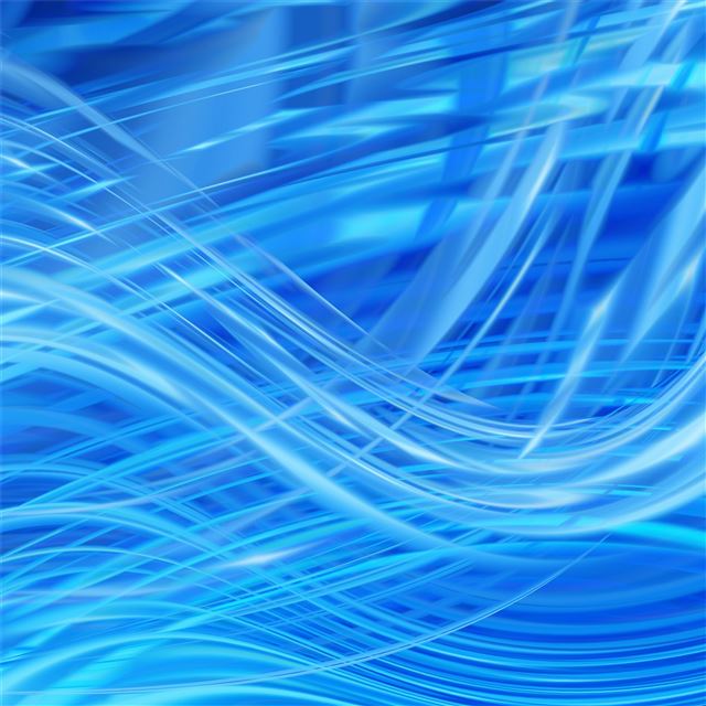 blue waves of abstract 4k iPad wallpaper 