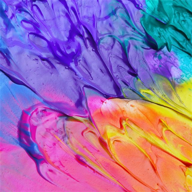 colorful paint splash abstract 4k iPad Air wallpaper 
