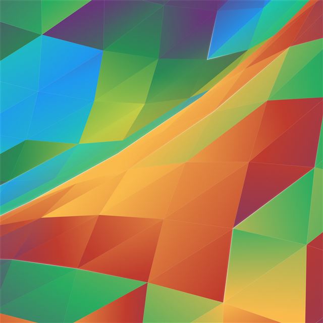 plasma colorfull triangle 4k iPad wallpaper 