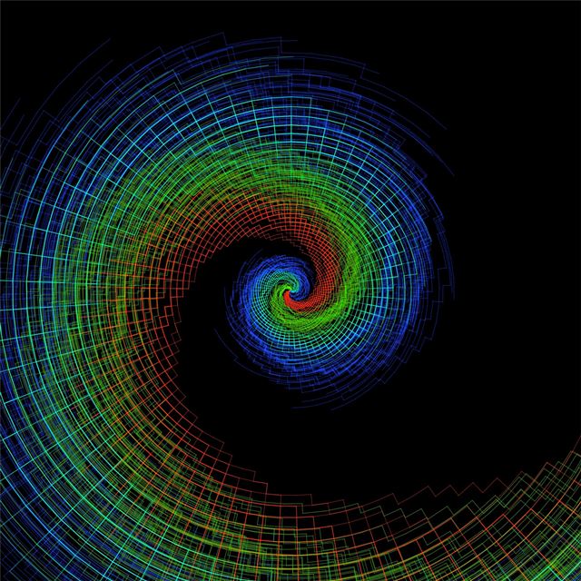 spiral abstract 4k iPad Pro wallpaper 