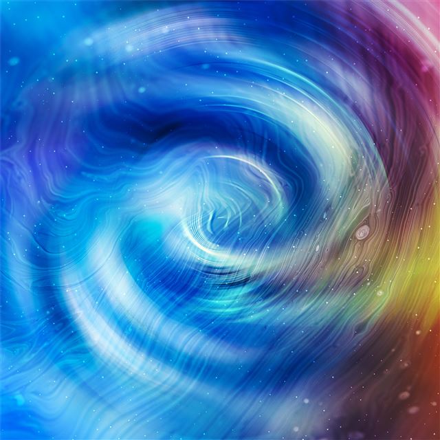 swirl abstract digital art 4k iPad wallpaper 