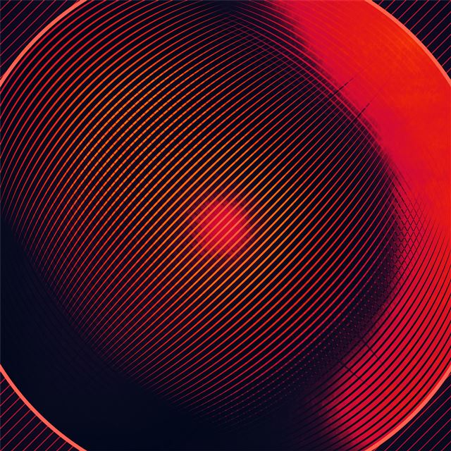 abstract circle red lines 4k iPad Pro wallpaper 