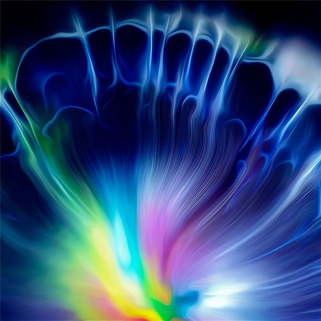 abstract flower generation 8k iPad wallpaper 