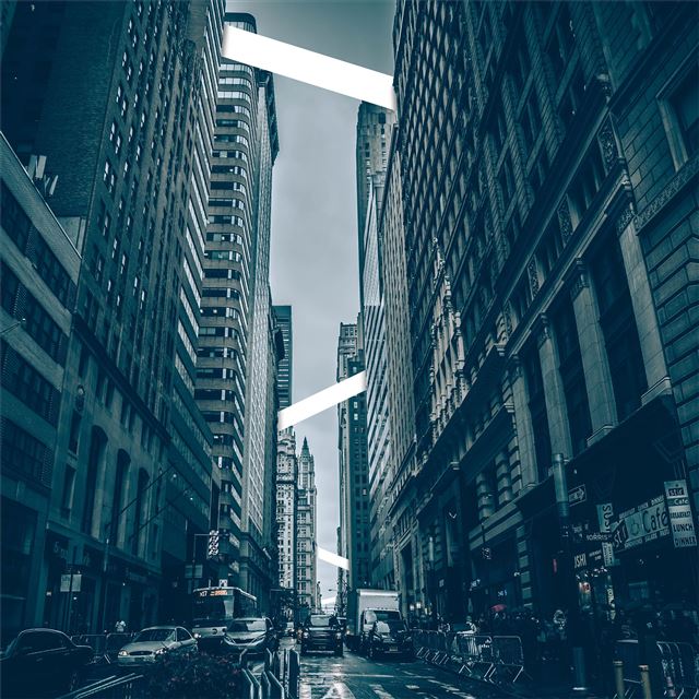 city abstract photography iPad wallpaper 