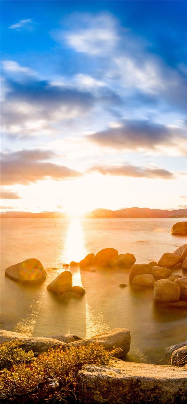lake tahoe in united states iPhone 11 wallpaper 