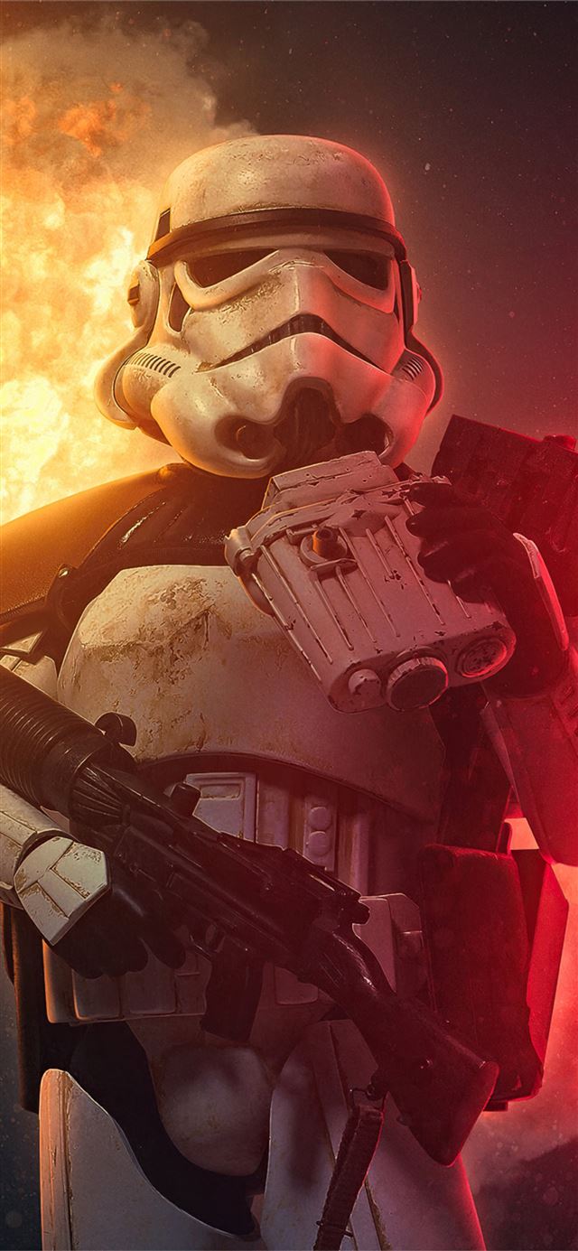 stormtrooper explosion 4k iPhone 11 wallpaper 