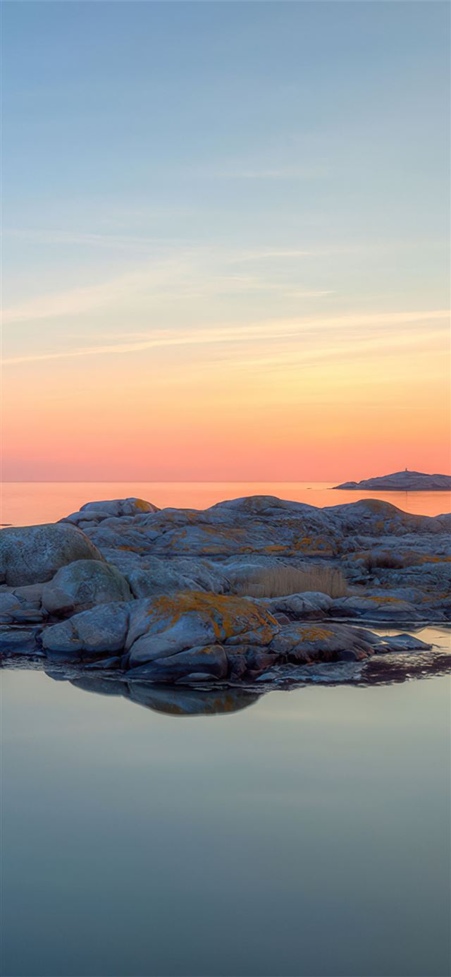 sunset isle 4k iPhone X wallpaper 