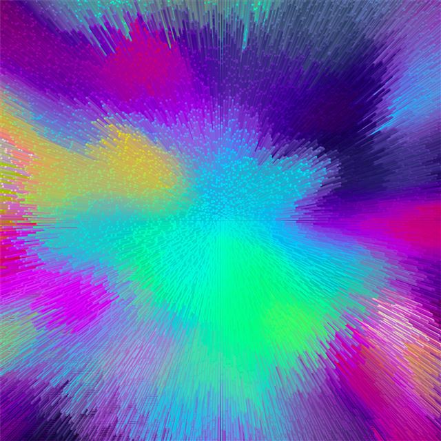 abstract colorful wave 5k iPad wallpaper 