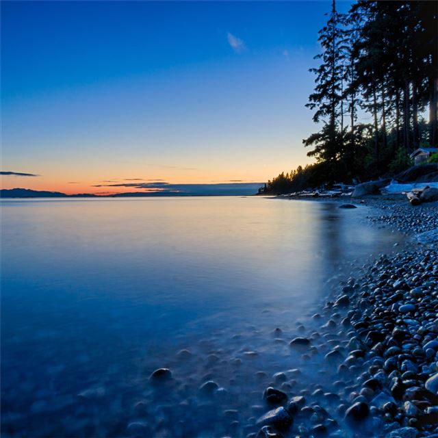 beautiful sunset sea sky scenery landscape 4k iPad Pro wallpaper 