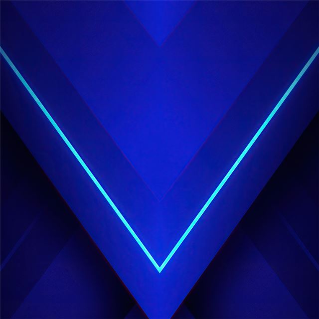 blue triangle abstract 4k iPad wallpaper 