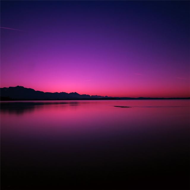 dawn sea ocean sunset 4k iPad wallpaper 