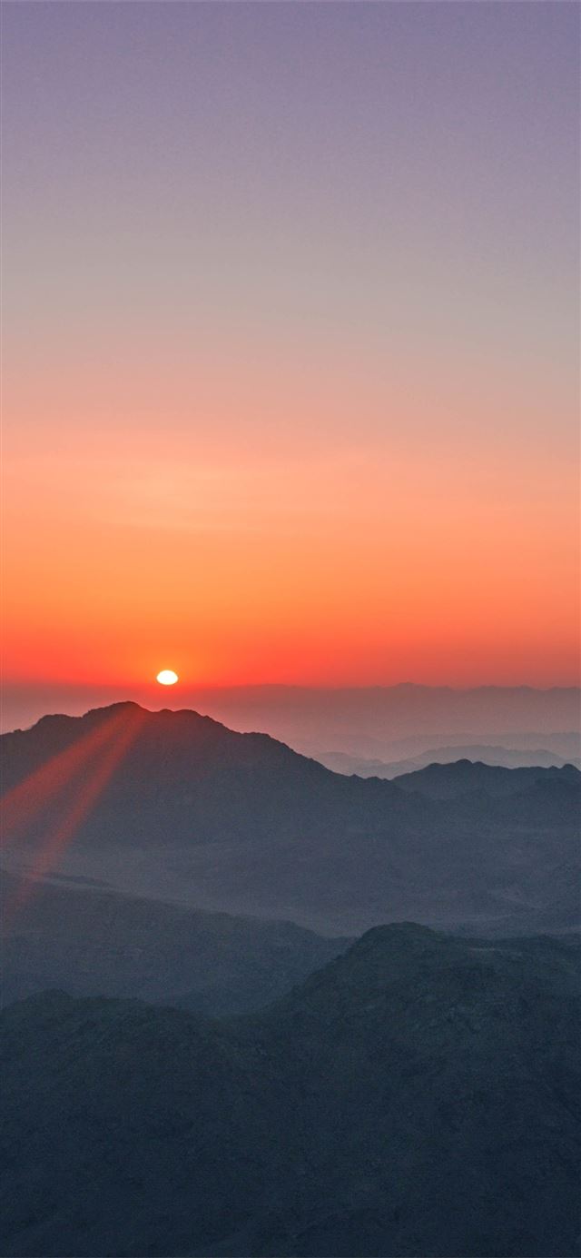 dusk evening sunset landscape 5k iPhone X wallpaper 