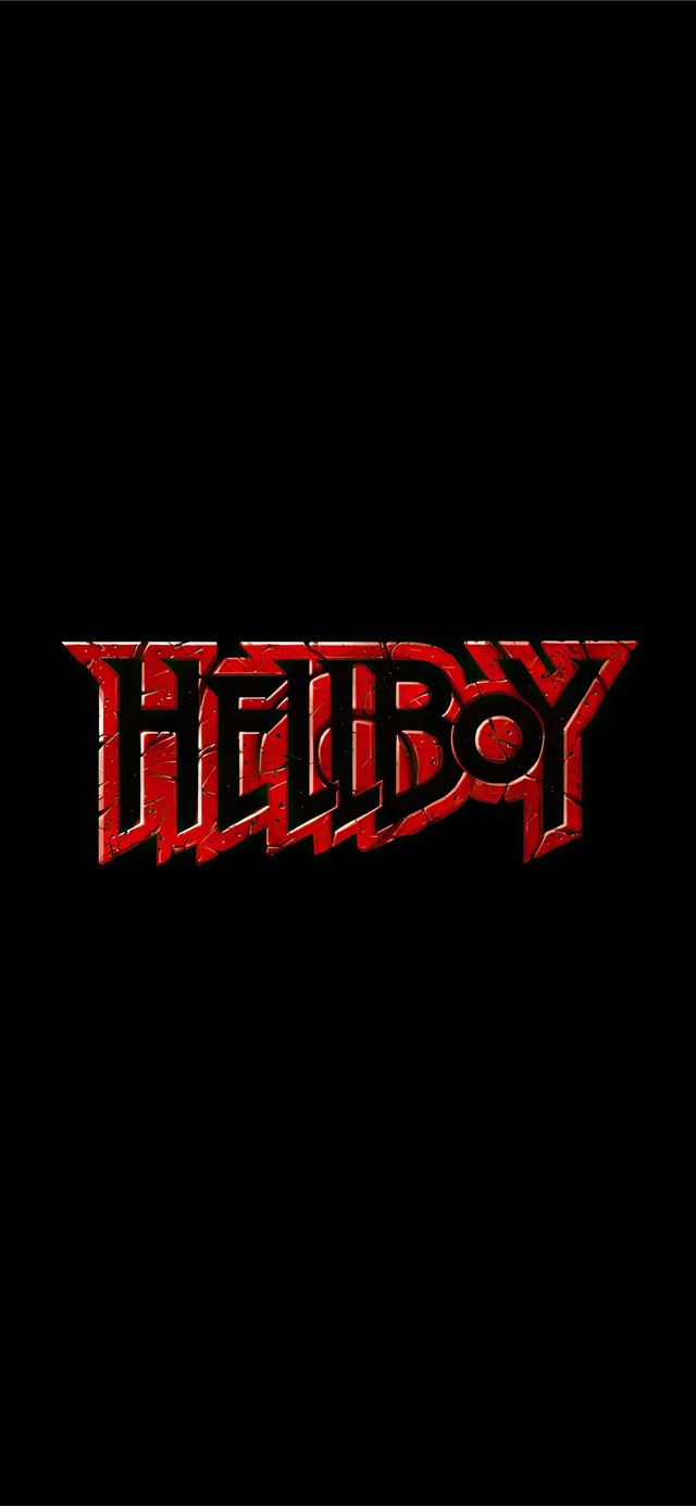 hellboy logo 4k iPhone 11 wallpaper 