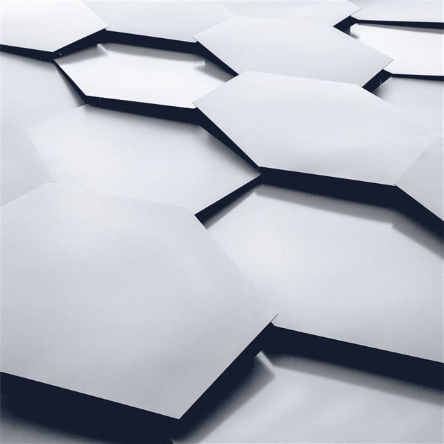 hexagon abstract 5k iPad Air wallpaper 