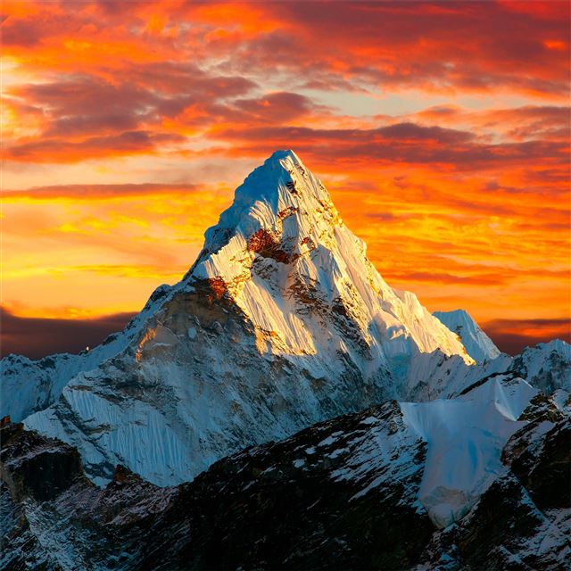 himalayas mountains landscape 4k iPad Pro wallpaper 