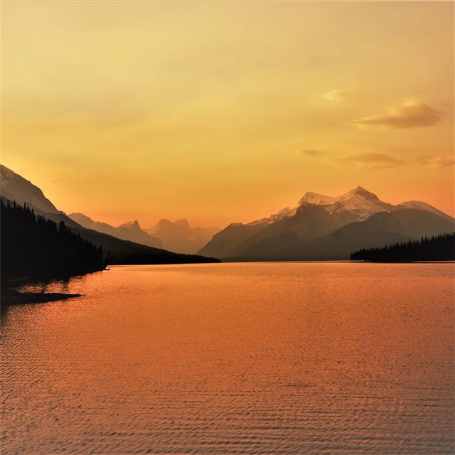 lake sunrise 5k iPad Pro wallpaper 