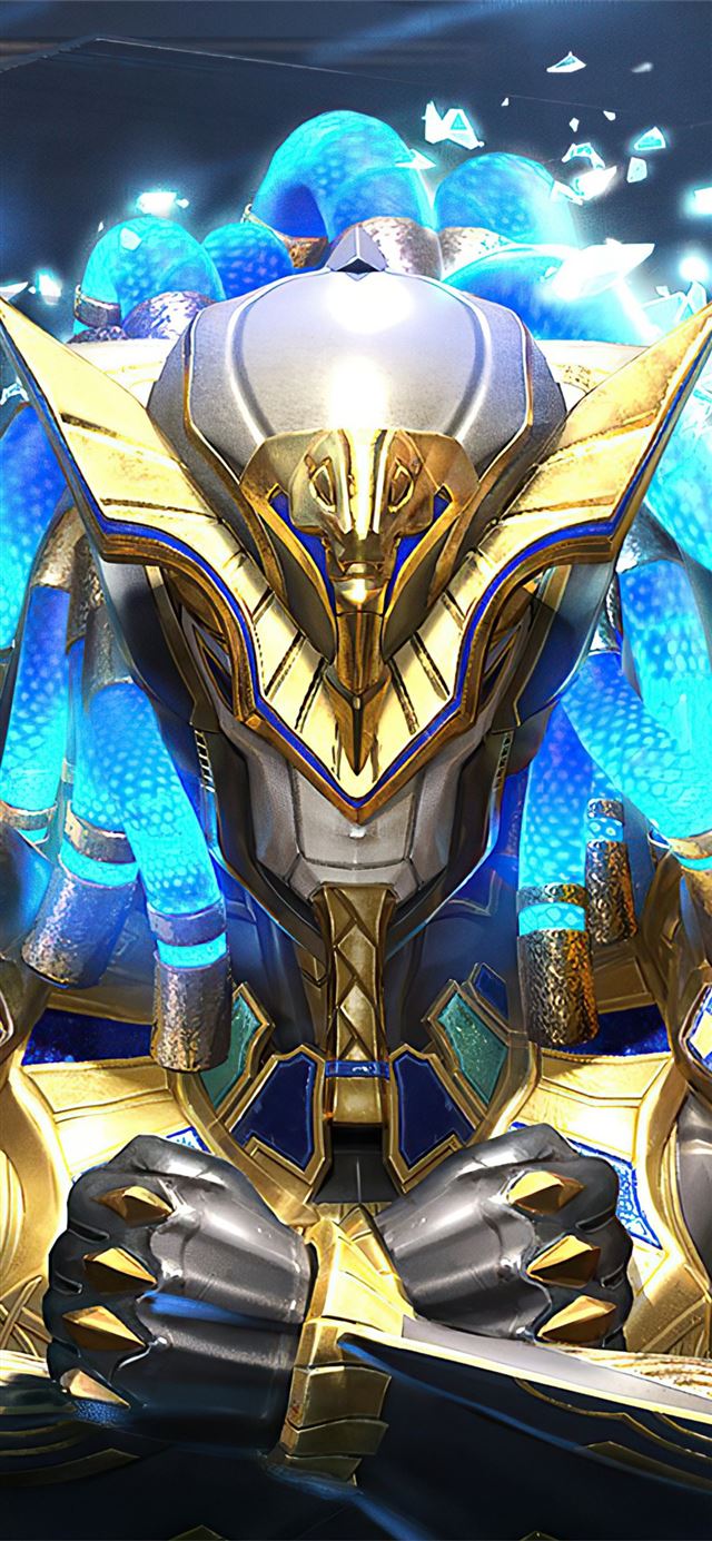 pubg golden pharaoh x suit iPhone 11 wallpaper 