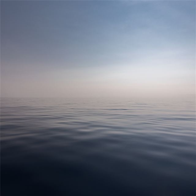 silence sea water 5k iPad wallpaper 