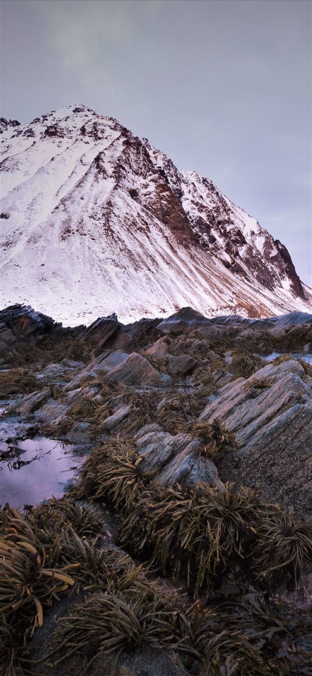 snock rocks mountainscape landscape 5k iPhone 11 wallpaper 