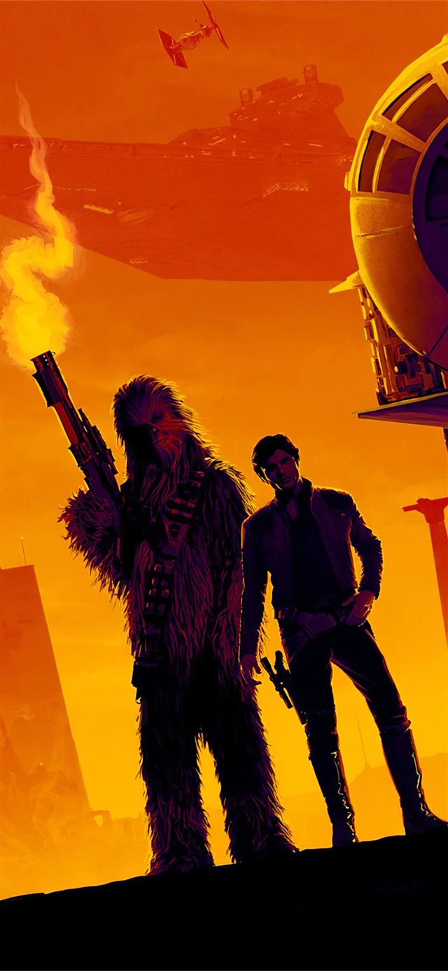 solo a star wars story 4k movie poster iPhone 11 wallpaper 